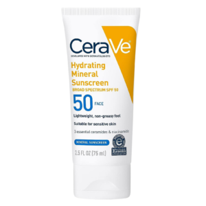 Cerave Hydrating Mineral Sunscreen SPF 50