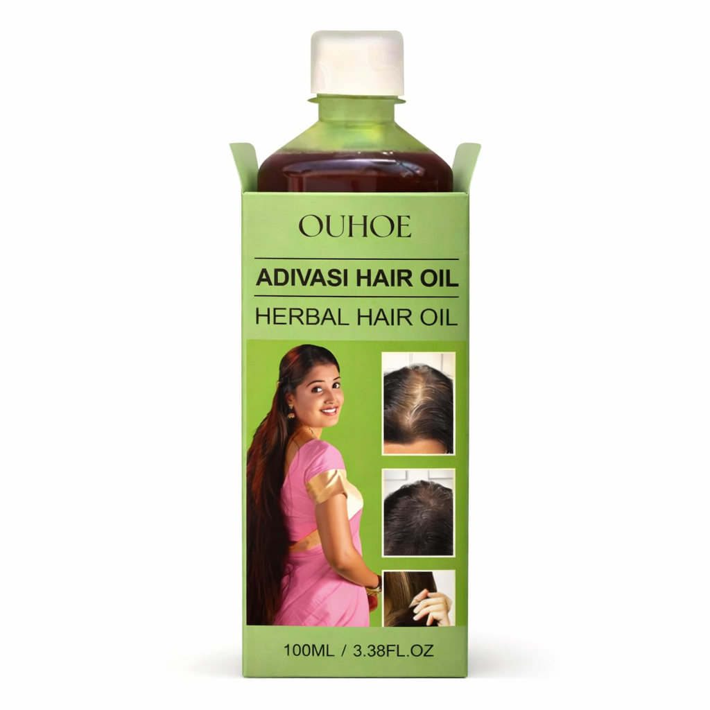 Original OUHOE Adivasi Herbal Hair Oil - 100ml