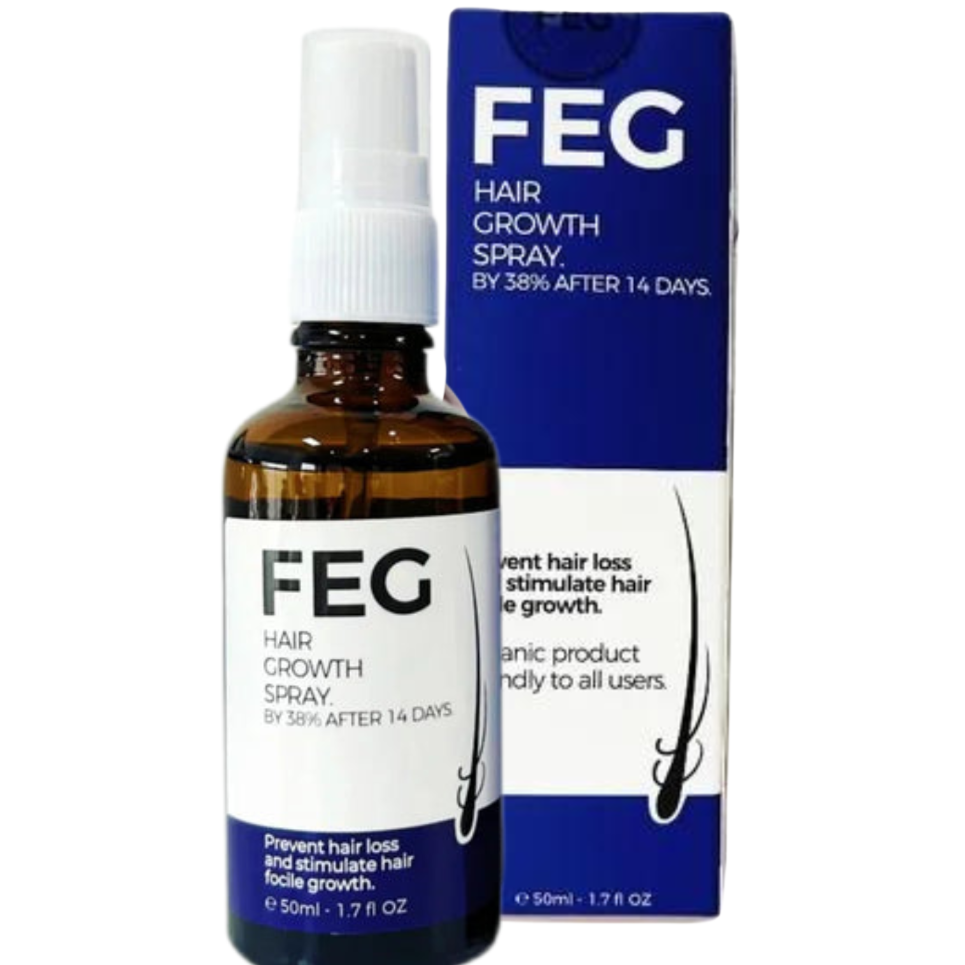 Original FEG Hair Growth Spray - 50ml - Image 3