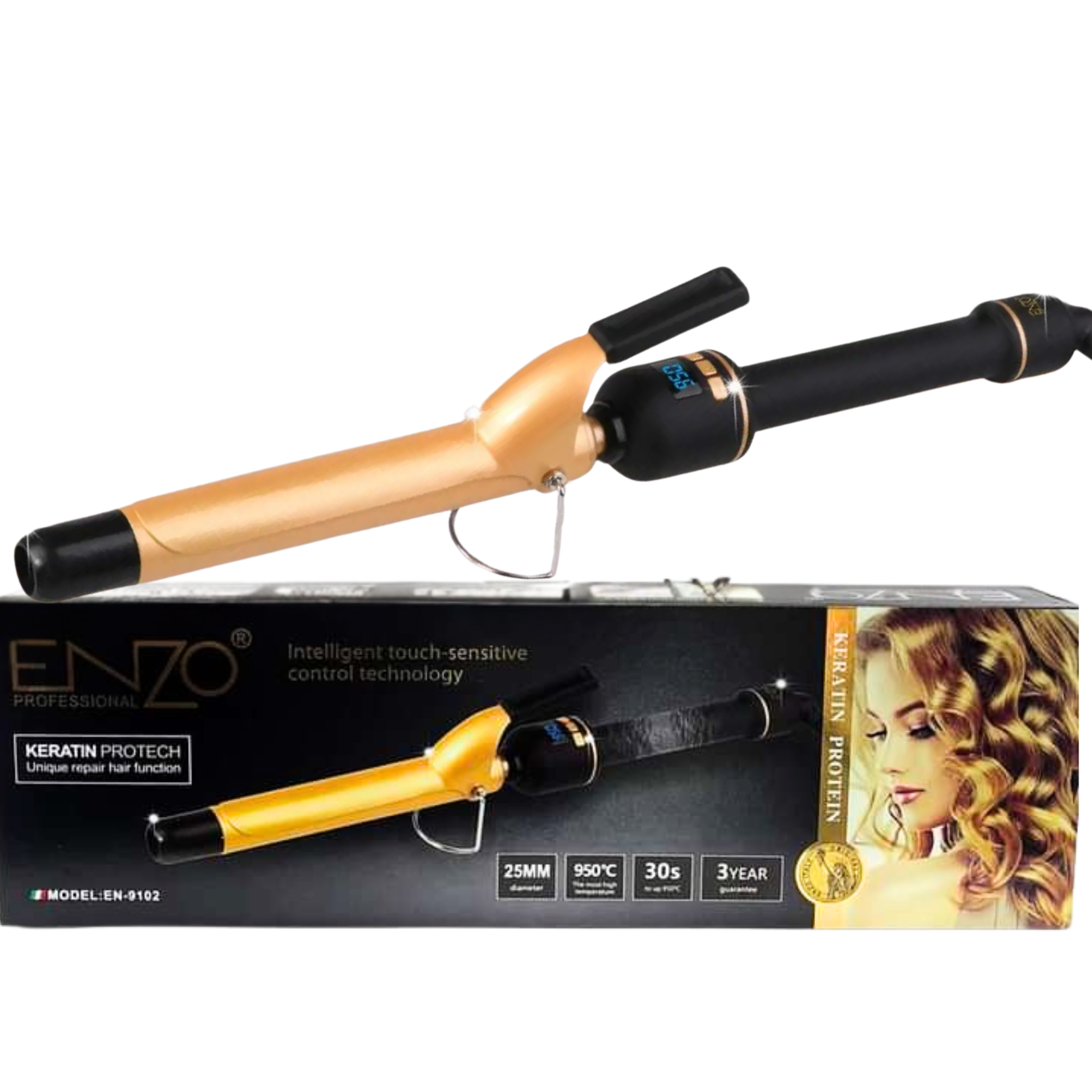 Enzo Professional Keratin Protect Unique Hair Curler - EN 9102