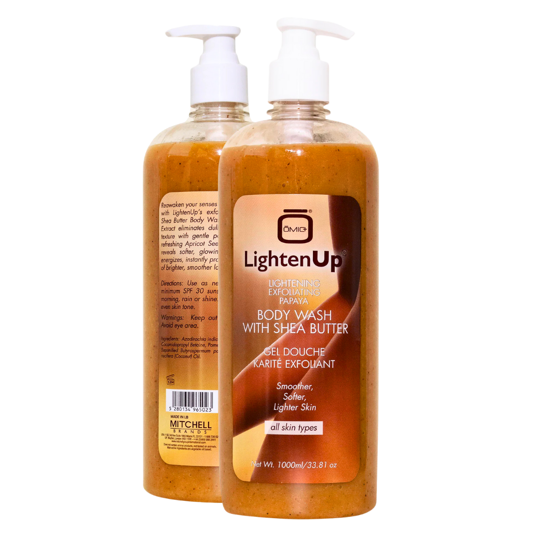Lighten Up Lightening Exfoliating Papaya Body Wash with Shea Butter