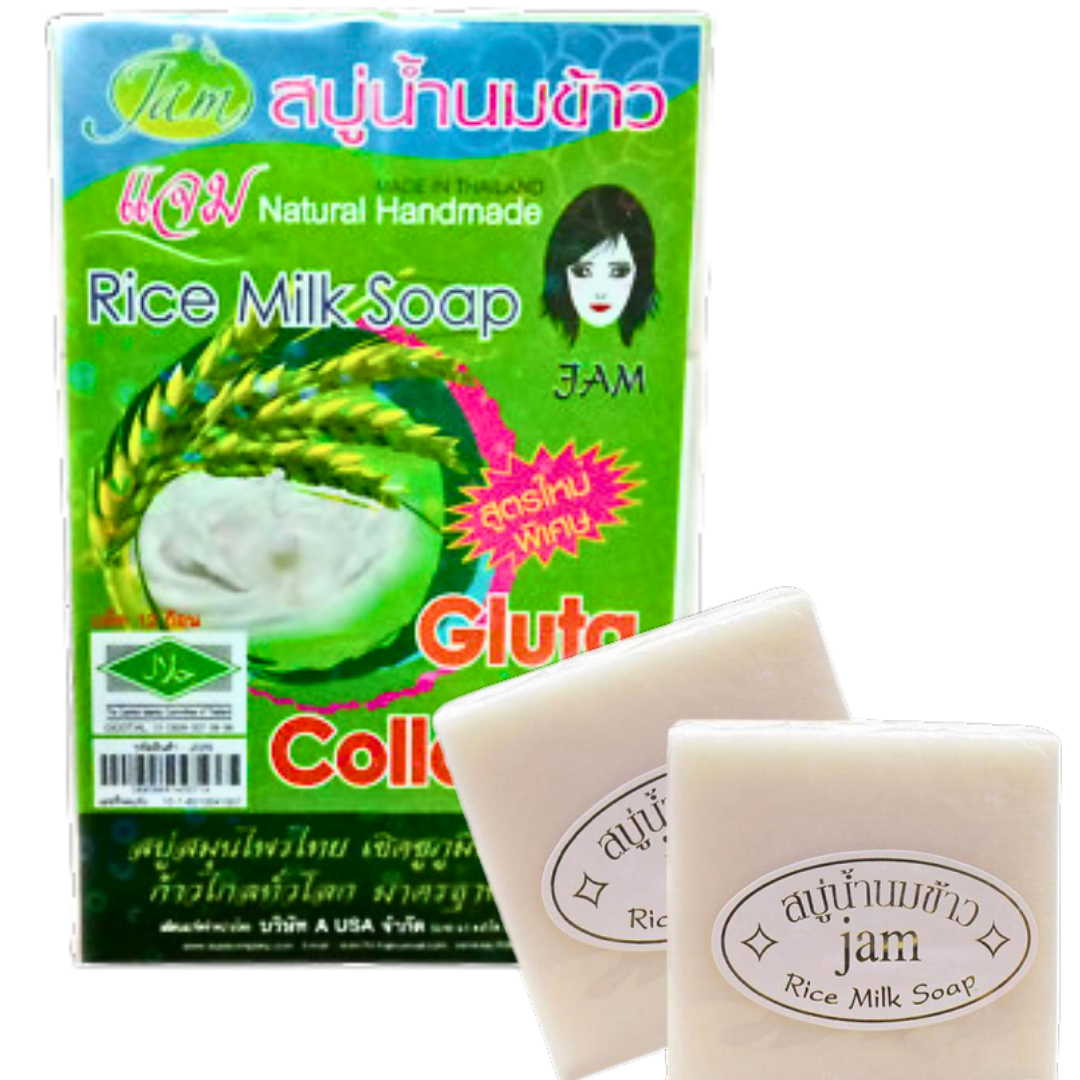 Jam Rice Milk Gluta Collagen Soap