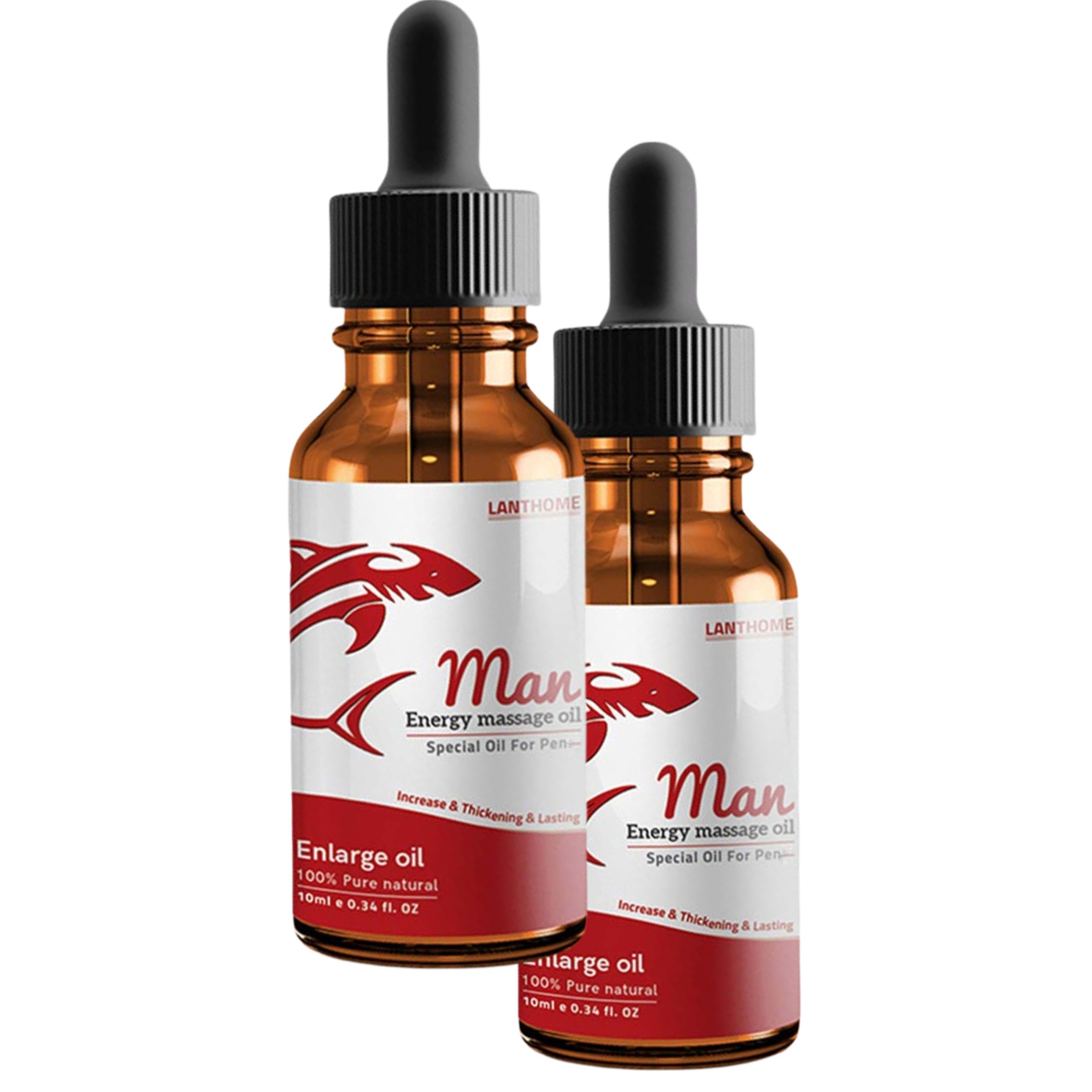 Lanthome Size Increase Massage Oil for Men - Image 3